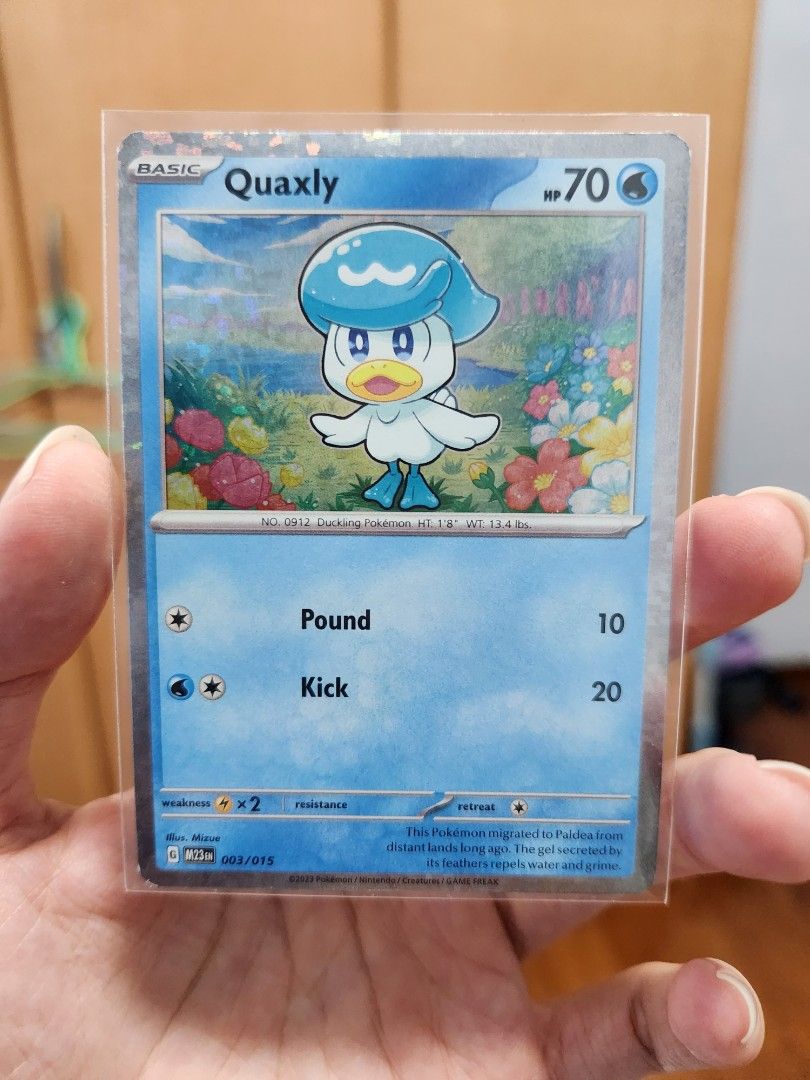 quaxly pokemon card value Quaxly