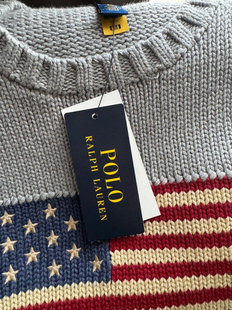 Ralph lauren flag sweatshirt store