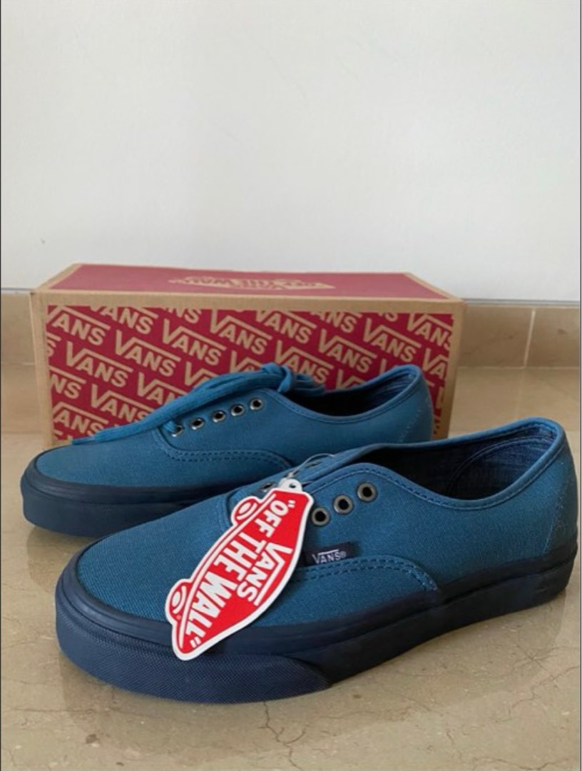 RARE UK 5.5 Vans Authentic C D Blue Ashes Parisian Night Men s Fashion Footwear Sneakers on Carousell