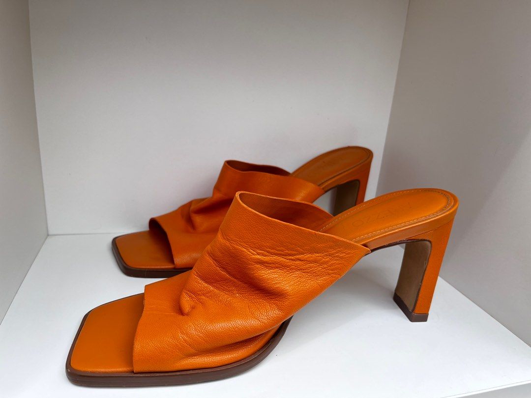 Real leather heels sale