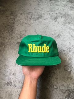 Rhude Logo Print Baseball Cap