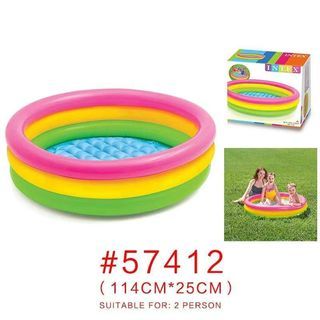 Round inflatable swimming pool Intex