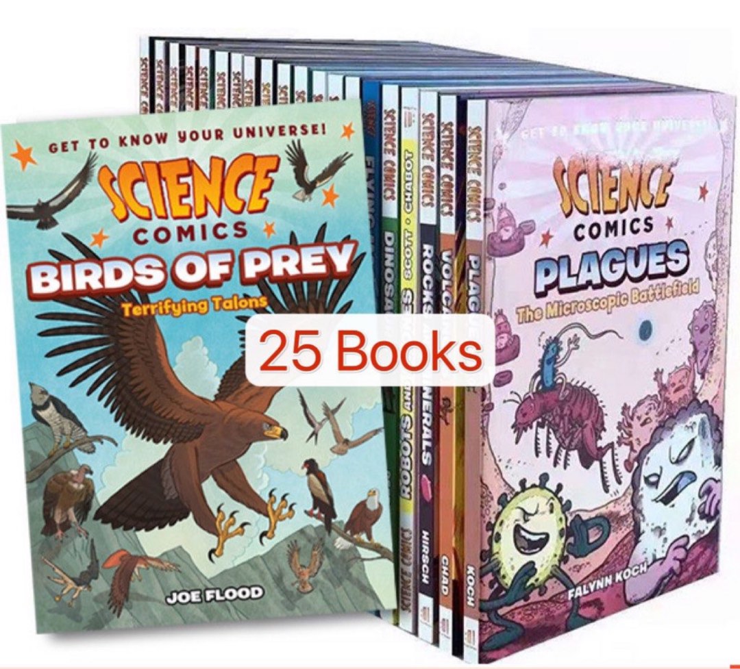Science Comics 25 books set, Hobbies & Toys, Books