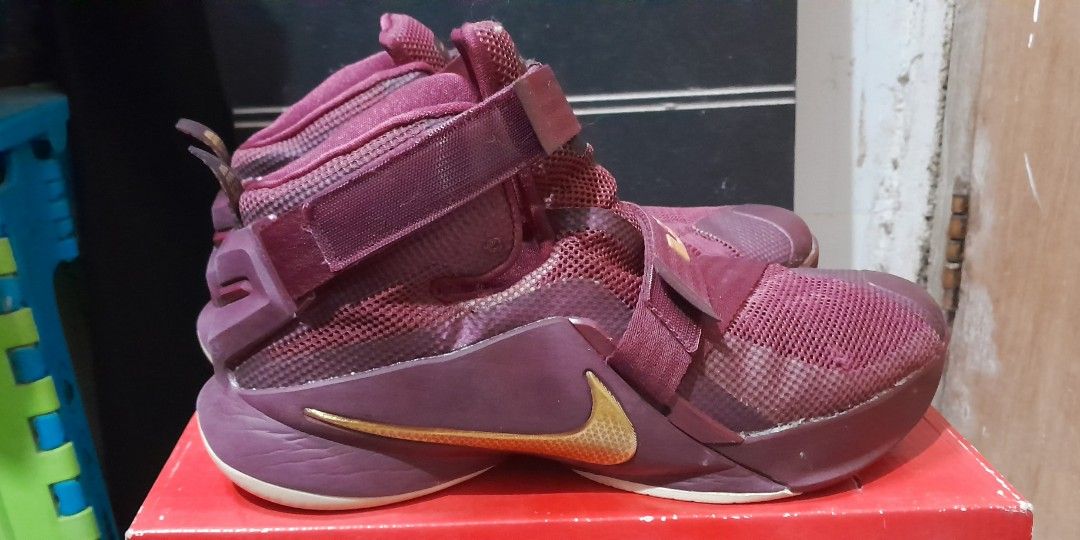 lebron soldier 9 maroon