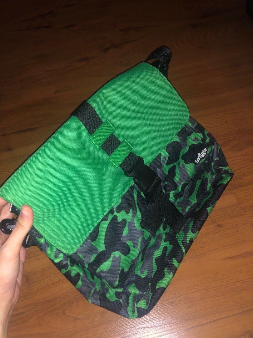 Smiggle sling bag army green