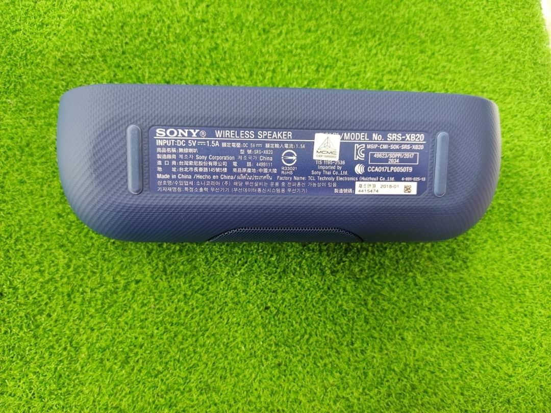 Sony srs 2024 xb20 lights
