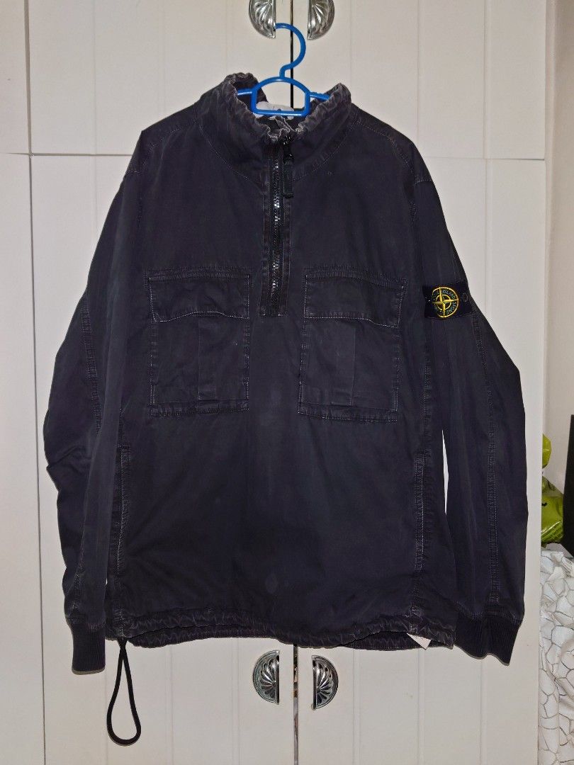 Stone island deals brushed smock