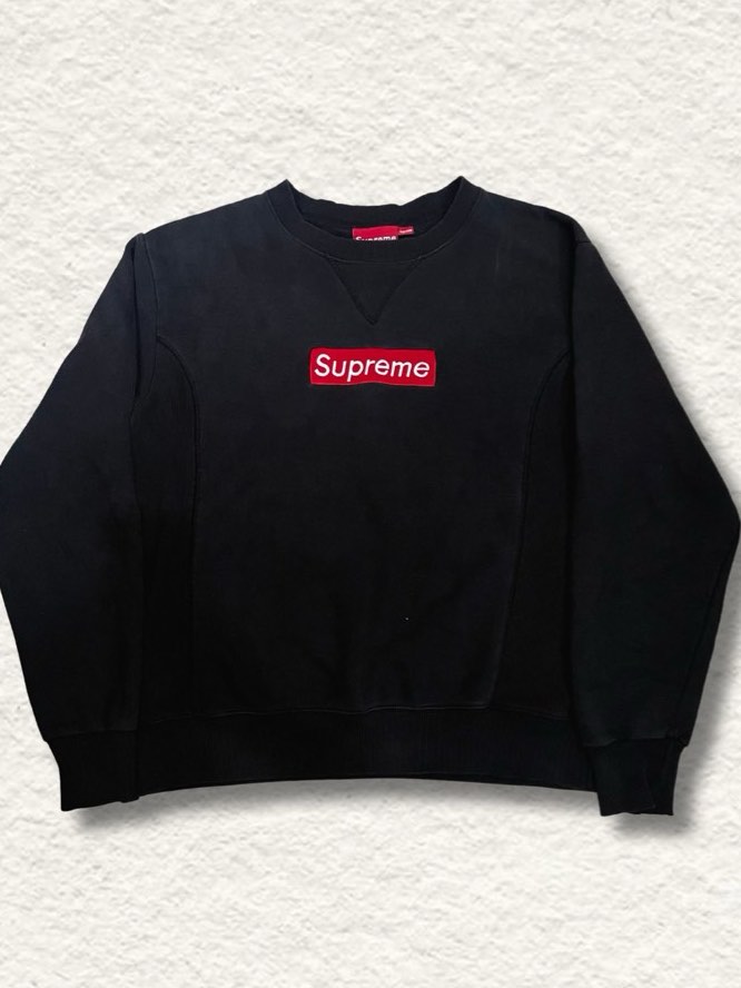 Supreme / Box Logo Crewneck/スウェット/L/コットン/BLK L Supreme Box Logo Crewneck Black ブラック 黒 Supreme Box Logo