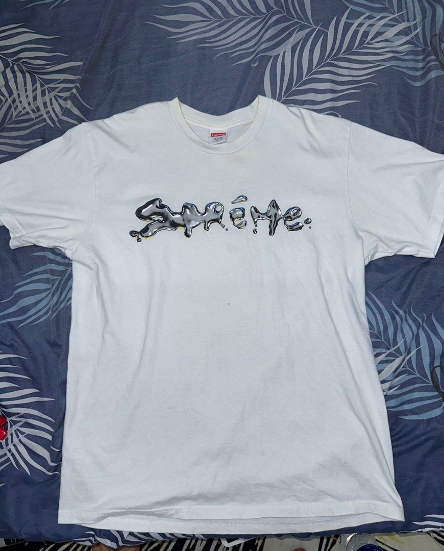 Supreme liquid hotsell tee blue