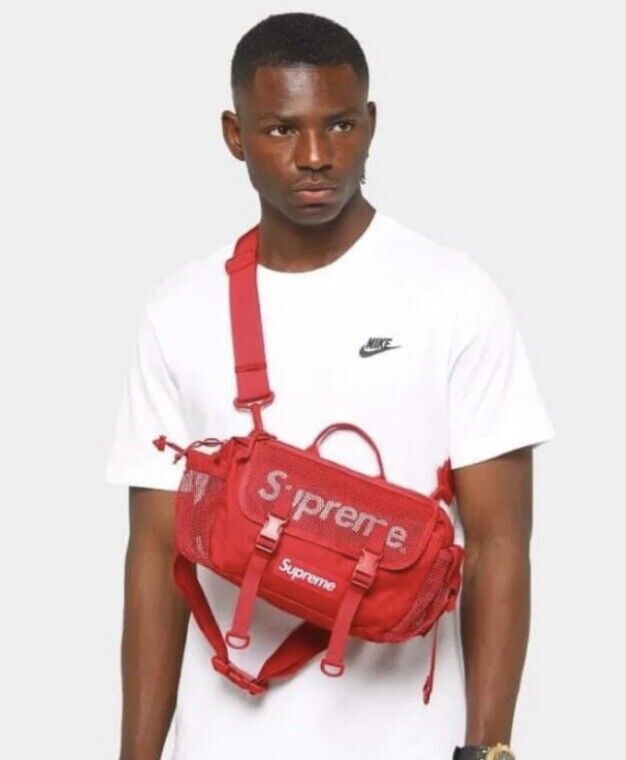 Supreme SS20 Waist Bag Red Men s Fashion Bags Sling Bags on