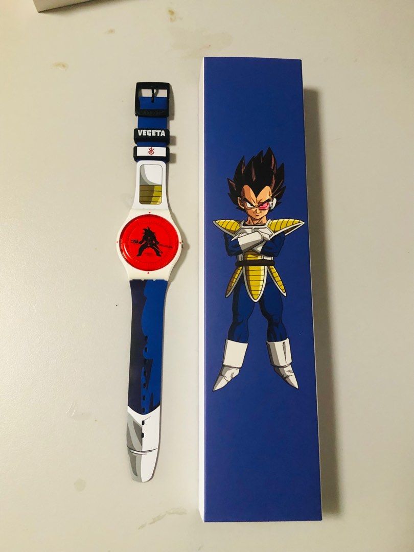 Dragon Ball Z Goku Watch Vegeta Wristwatch Leather Printing Watch Cartoon  Anime Quartz Electronic Watch Toys