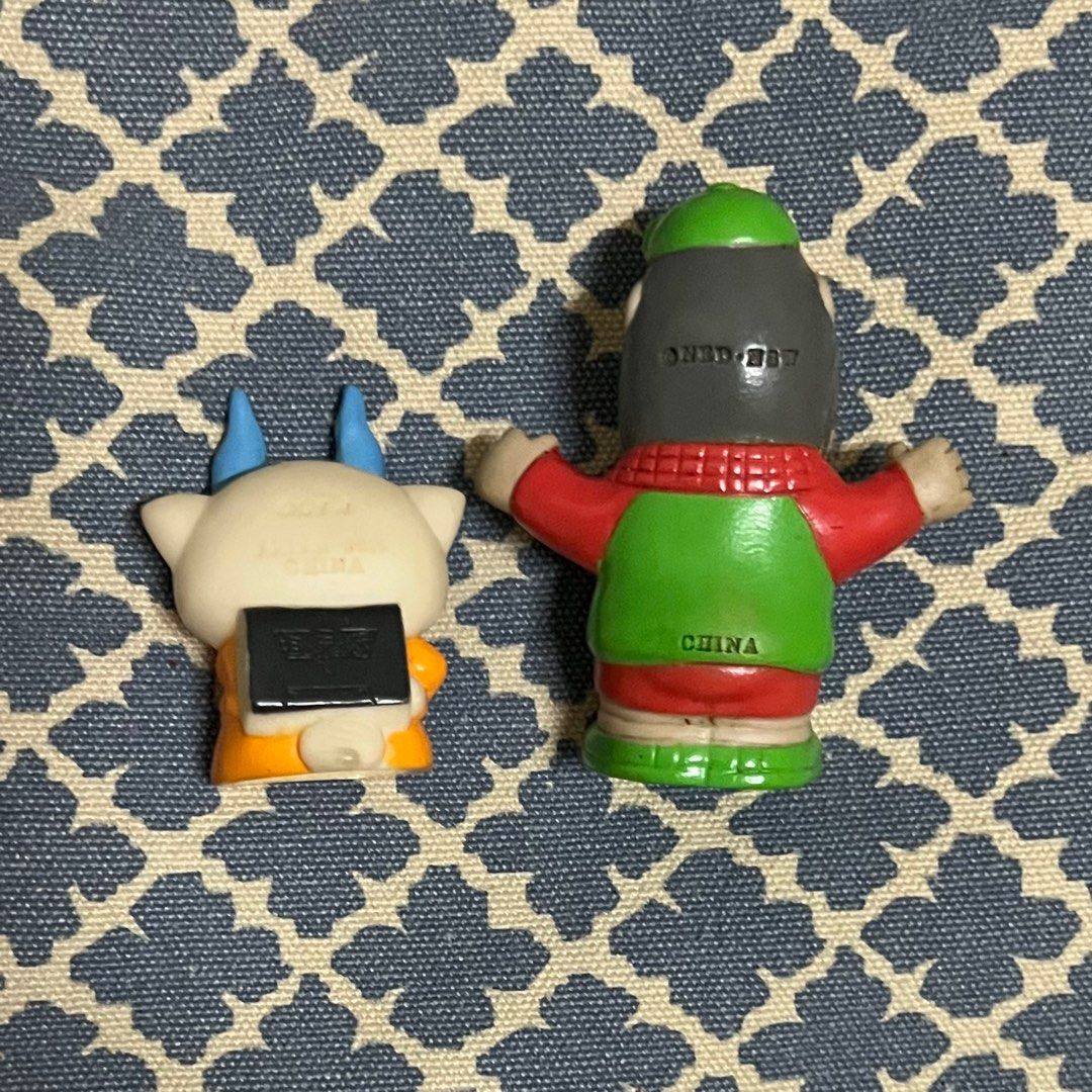 TOYS SET B (Category: Designer & Blind Box Toys) located in Manila. Submitted by tarbabe (Listing ID 1285454361, Image 2). Description: Yokai finger puppet and Sorao Pencil topper. Signs of usage..