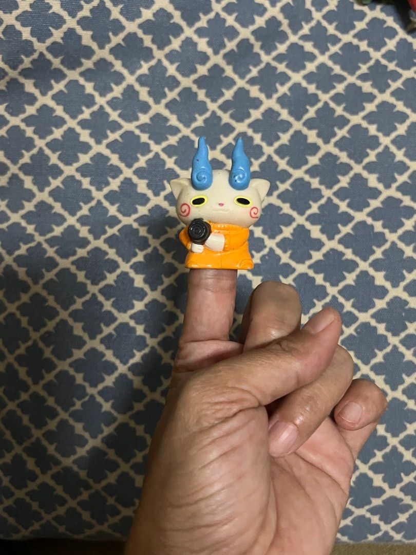 TOYS SET B (Category: Designer & Blind Box Toys) located in Manila. Submitted by tarbabe (Listing ID 1285454361, Image 3). Description: Yokai finger puppet and Sorao Pencil topper. Signs of usage..