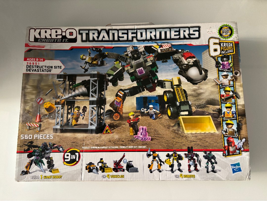 Kre o transformers store destruction site devastator