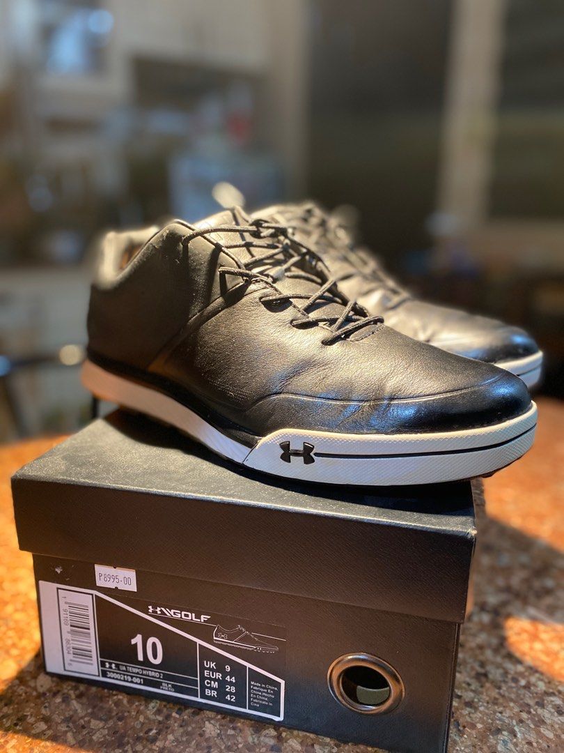 Under armour tempo hotsell hybrid spikeless golf shoes