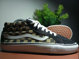 Vans sk8 hi checkerboard outlet blur