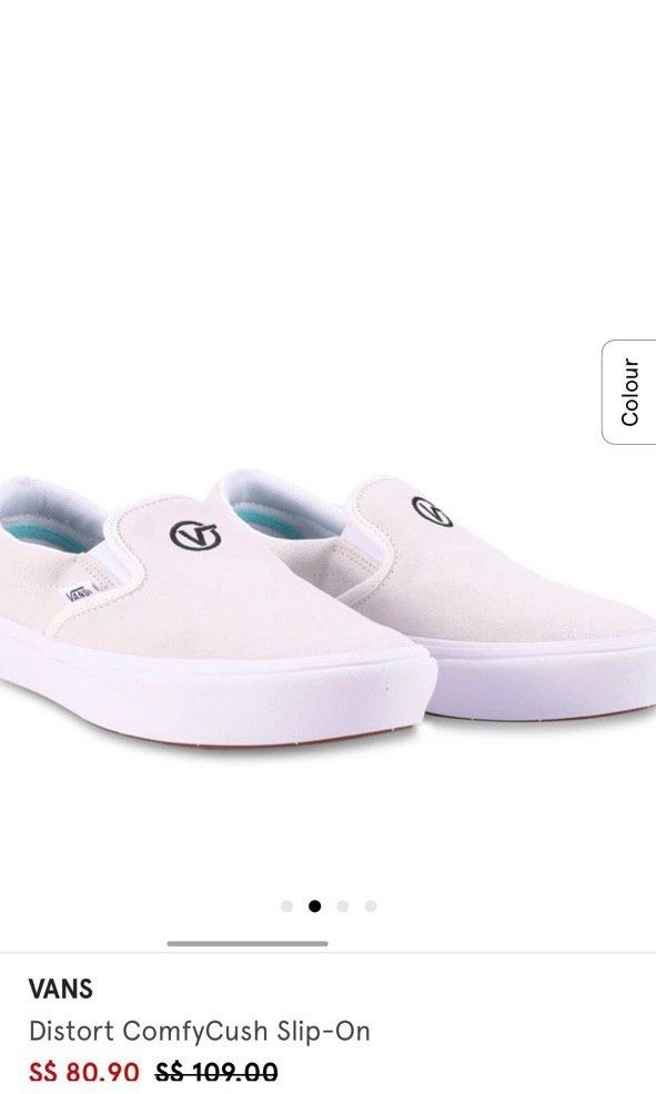 Vans comfycush distort slip on best sale