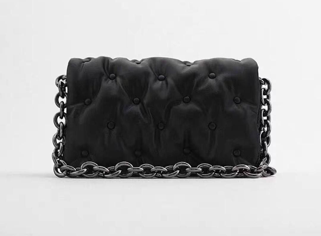 Zara Black Shoulder Chain Bag like Chanel Women s Fashion Bags Wallets Shoulder Bags on Carousell