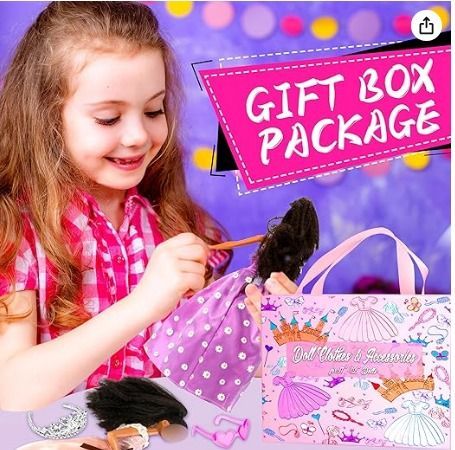  58 Pcs Doll Clothes and Accessories, 5 Wedding Gowns 5 Fashion  Dresses 4 Slip Dresses 3 Tops 3 Pants 3 Bikini Swimsuits 20 Shoes for 11.5  inch Doll Christmas Stocking Stuffers Girls Gift Age 5-7 8-10 : Toys & Games