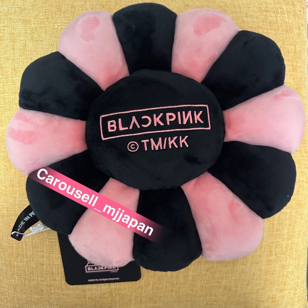 KPOP村上隆×BLACKPINK Flower Pillow (pink/grey)