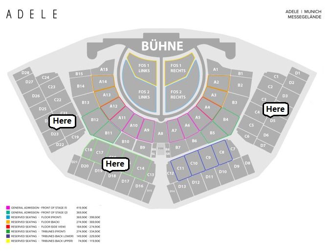 Adele in Munich Germany Aug2024, Tickets & Vouchers, Event Tickets on
