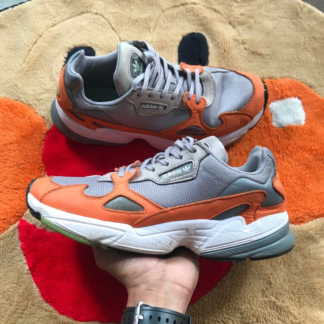Adidas falcon store shoes orange