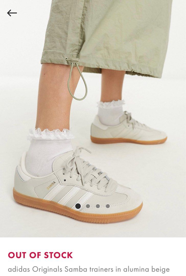 White adidas outlet samba trainers