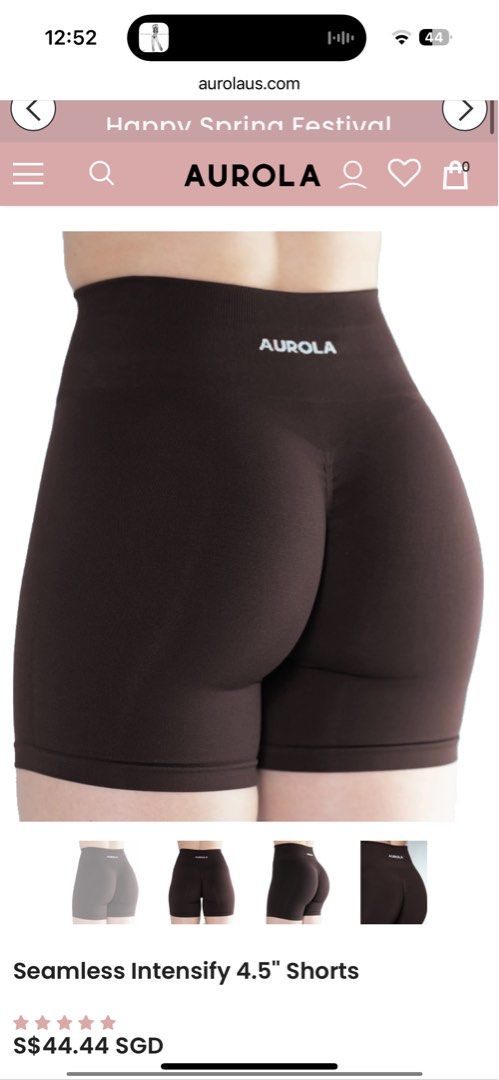 Aurola Intensify 4.5 Shorts, Women's Fashion, Activewear on Carousell