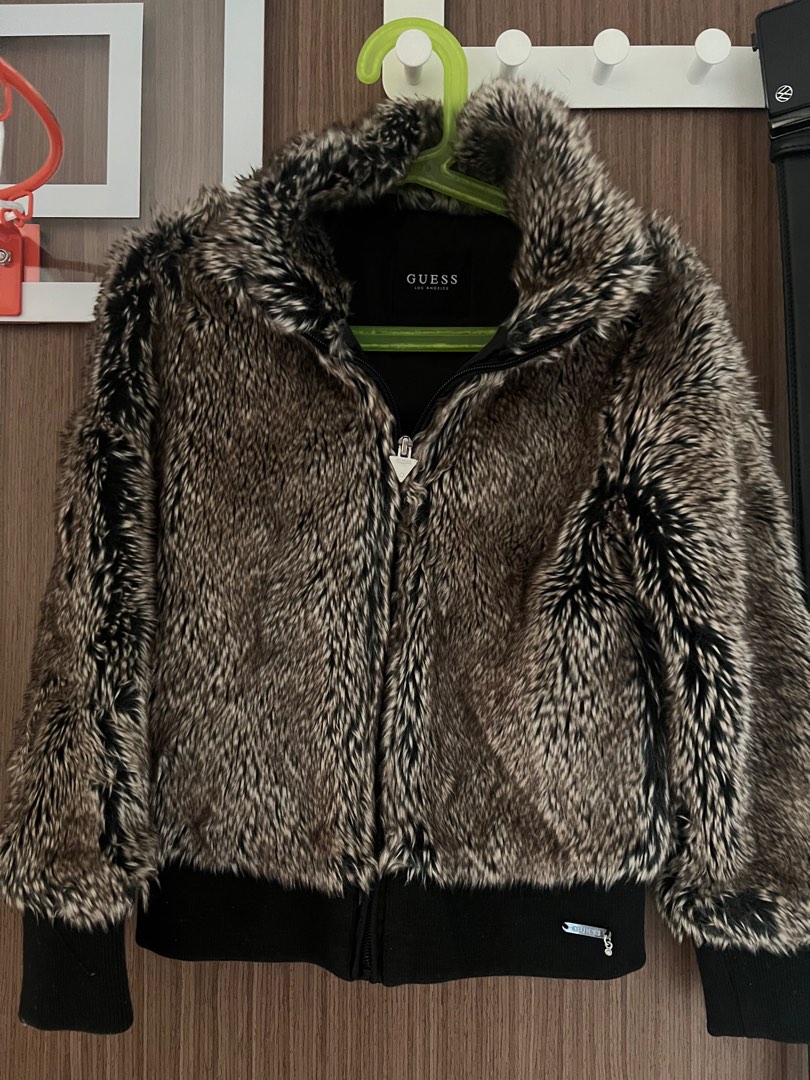 Furry jacket best sale