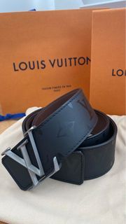 Authentic Louis Vuitton LV Pyramide Reversible Belt