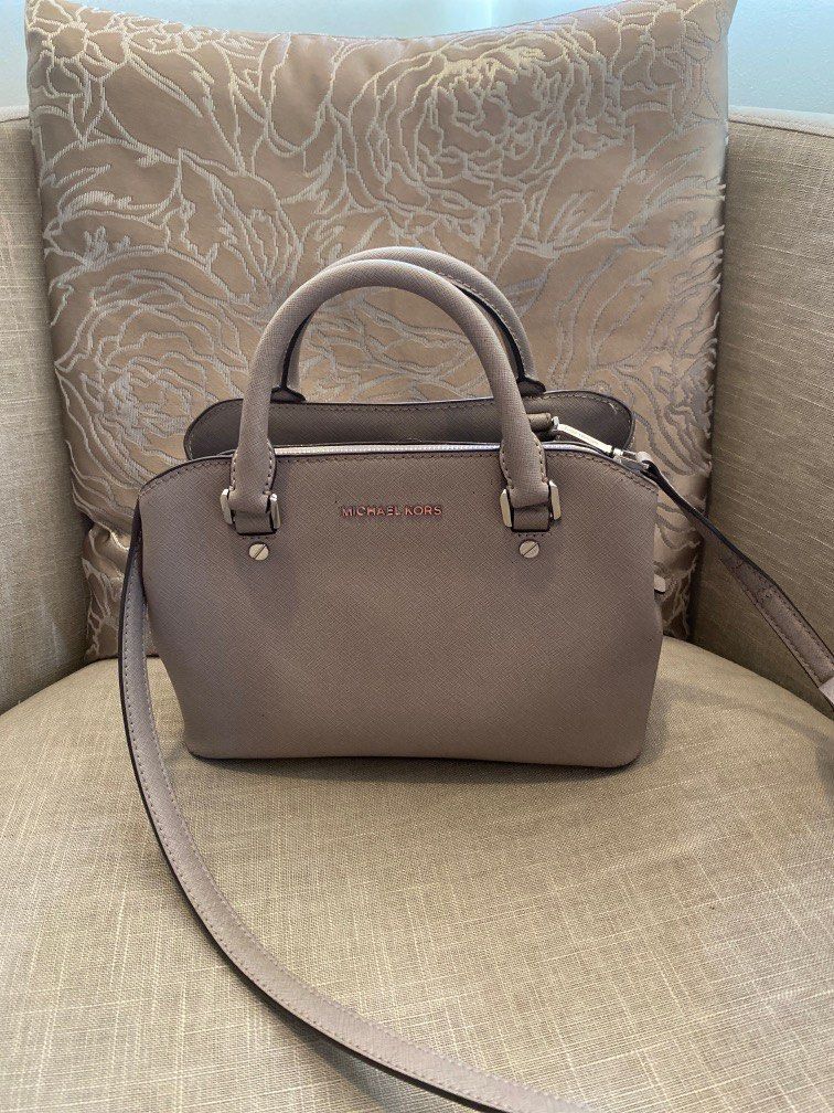 Michael kors discount gray purse