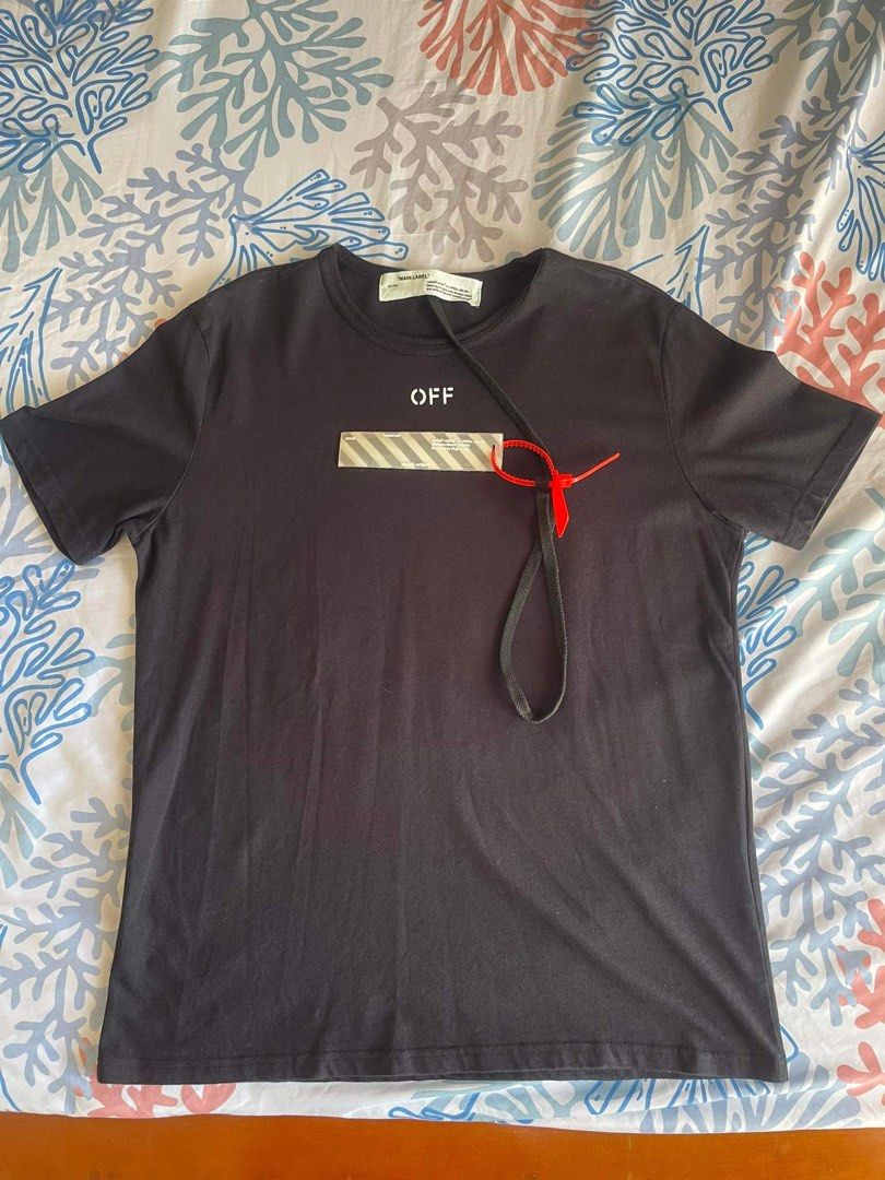 Authentic Off White Fahrenheit 451 Pill Box Hands T Shirt Men s