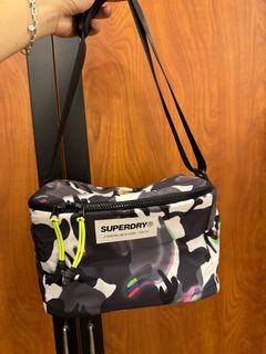 Superdry hardy best sale sling bag orange