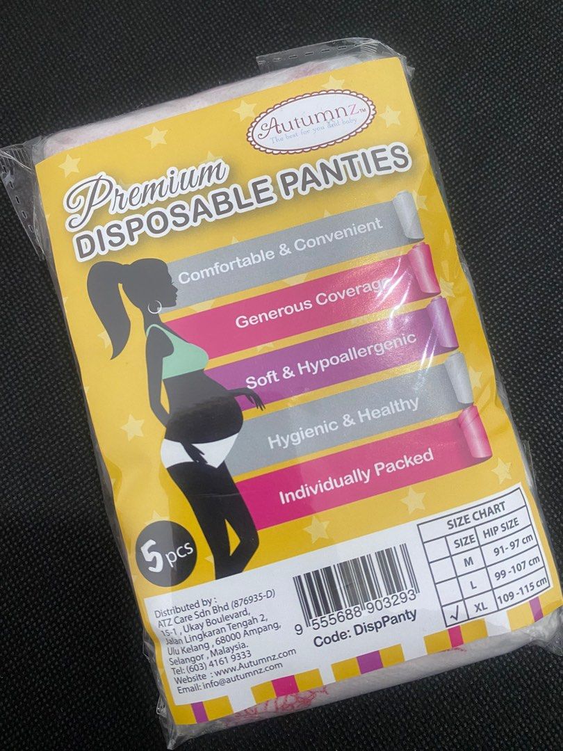 Autumnz Premium Disposable Panties, Women's Fashion, Maternity wear on  Carousell