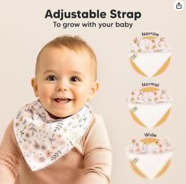 Baby top drool bandana