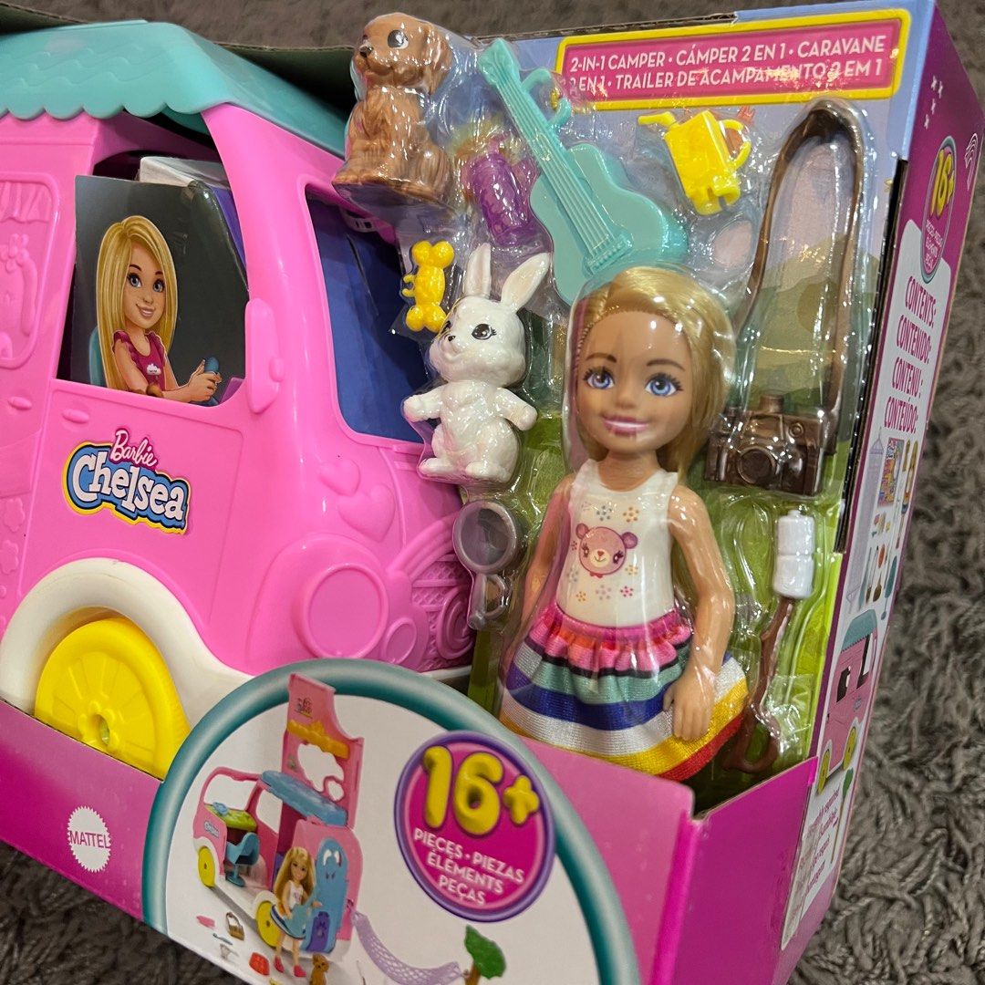 Barbie Chelsea 2 in 1 Camper Playset, Hobbies & Toys, Toys & Games on ...