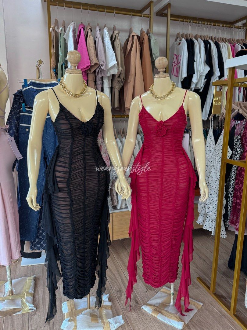 SHEIN SXY Crisscross Tie Back Bodycon Dress ⋆ Women's Store