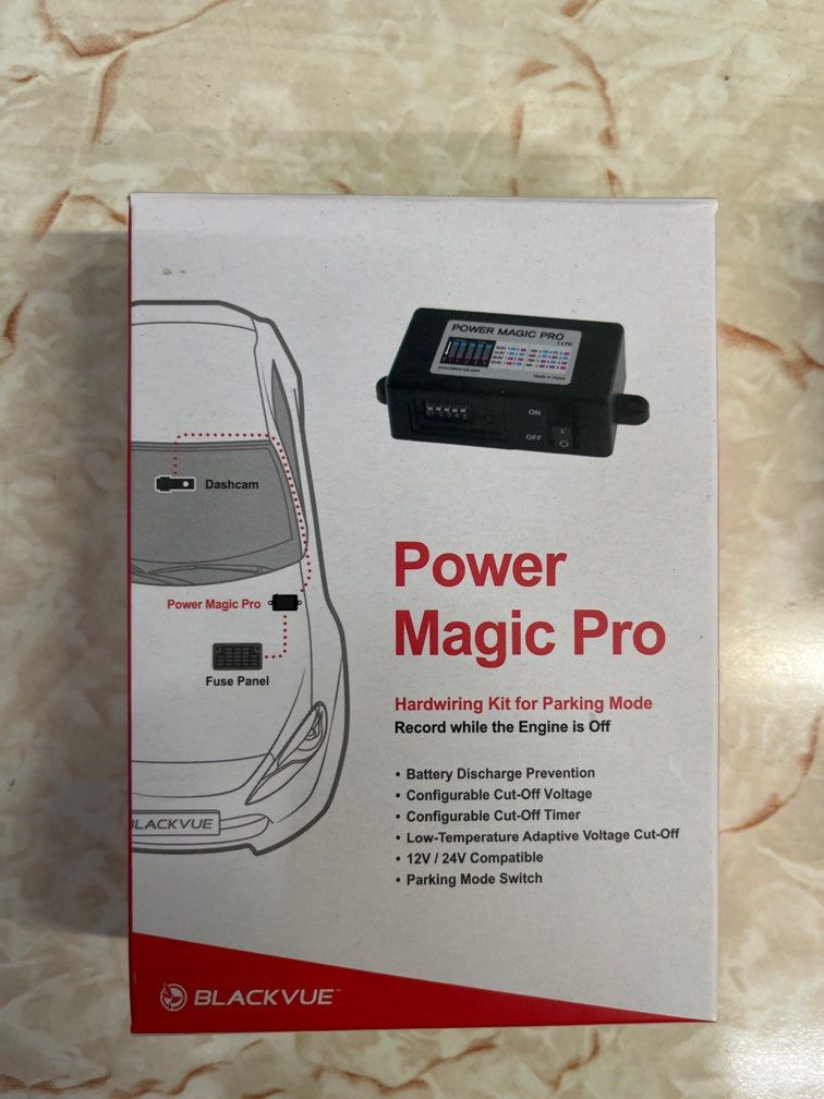 [全新]BlackVue Power Magic Pro/EZ 車cam cut電盒, 汽車配件, 電子配件 - Carousell