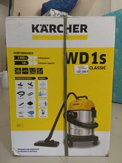 Bnew Karcher Wet And Dry Vacuum Cleaner WD1s 18L 1300watts.