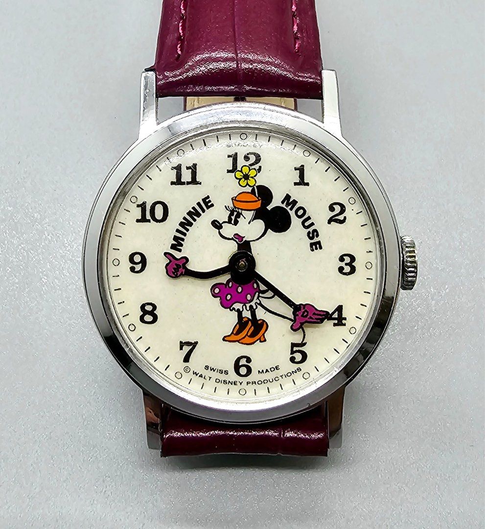 Swiss made minnie mouse watch hotsell