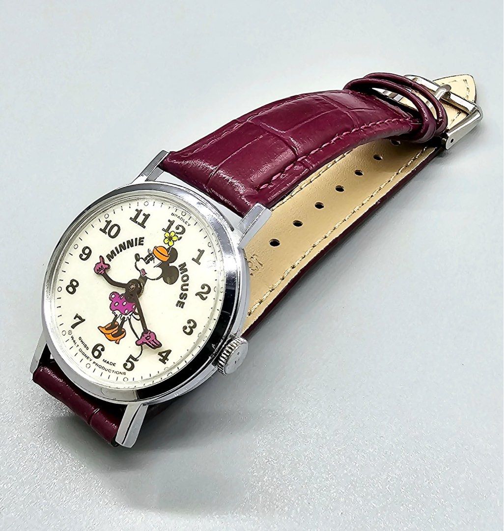 Swiss made minnie mouse watch discount