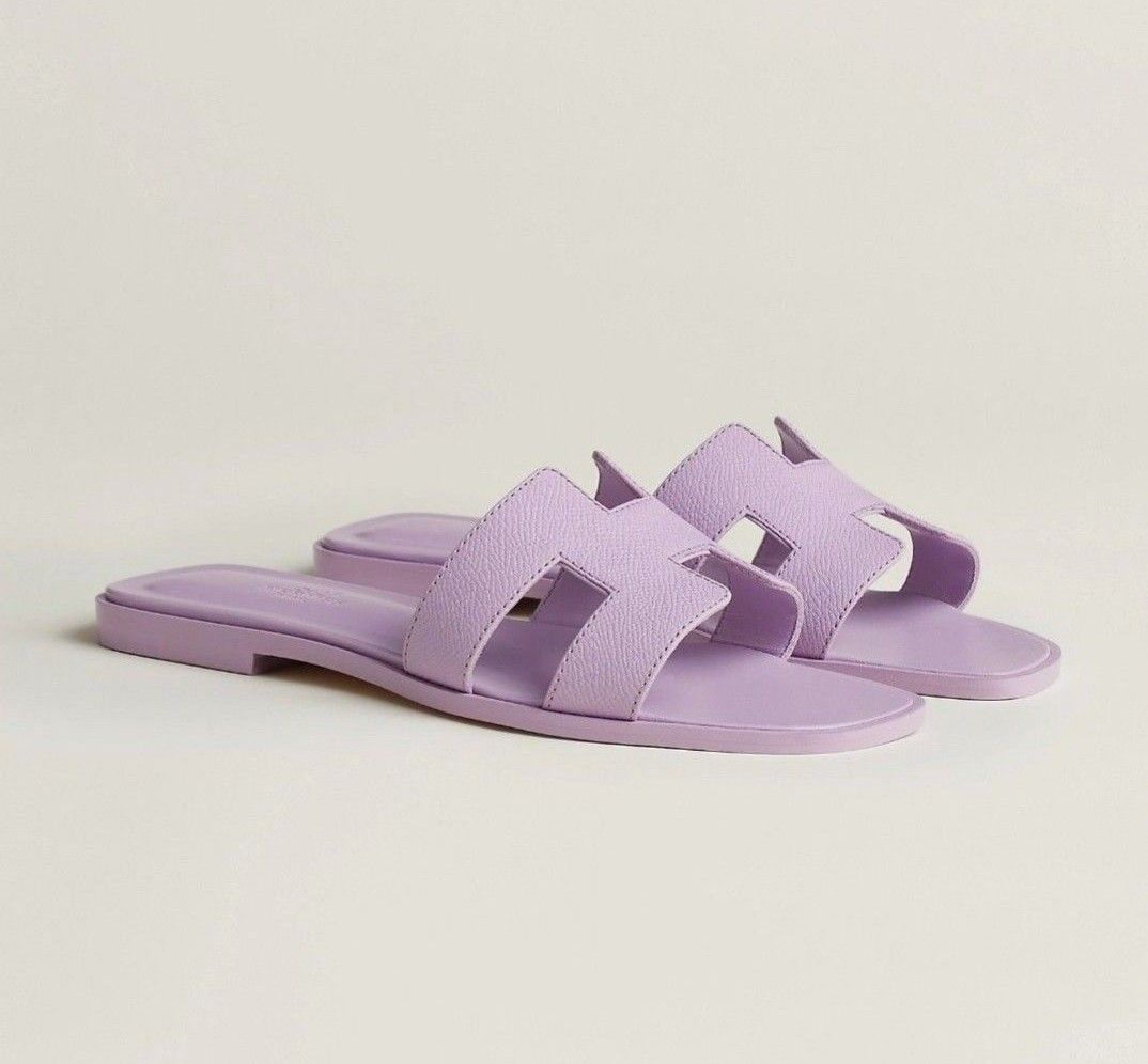 Purple sandals on sale