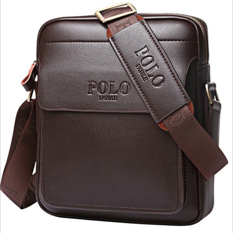 BRAND NEW IN STOCK POLO Men bag Genuine Leather shoulder bag for men side backpack satchel ZNEN Men s Fashion Bags Sling Bags on Carousell