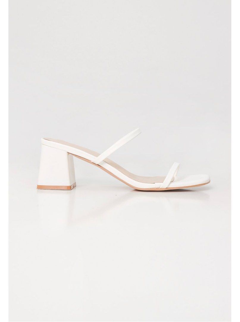Double strap outlet heels