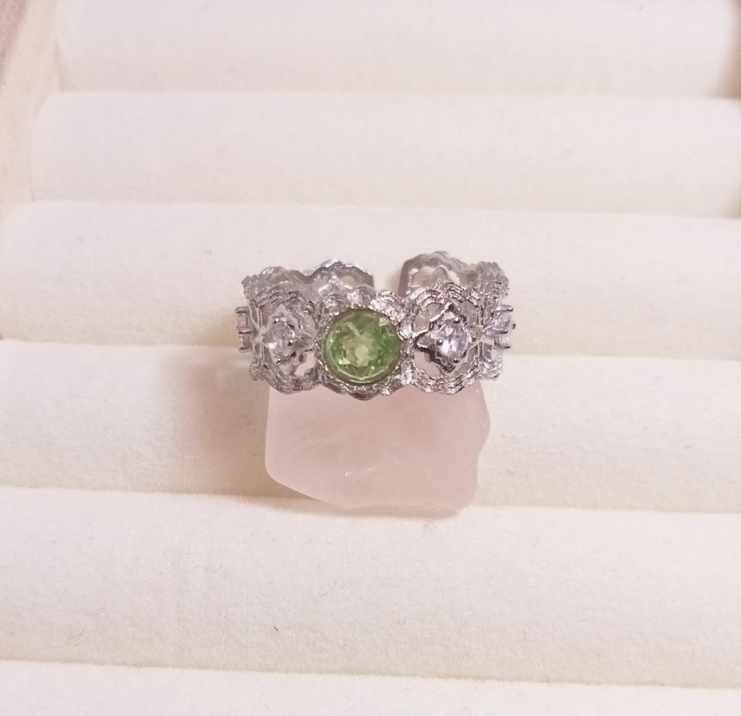 Buy 1 Free 2 Peridot Ring Women s Fashion Jewelry Organisers
