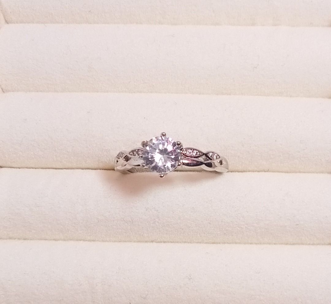 White online zircon rings