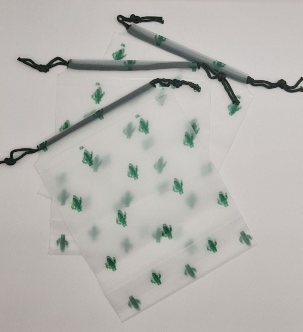 Cactus Drawstring Bags, Hobbies & Toys, Stationery & Craft, Occasions