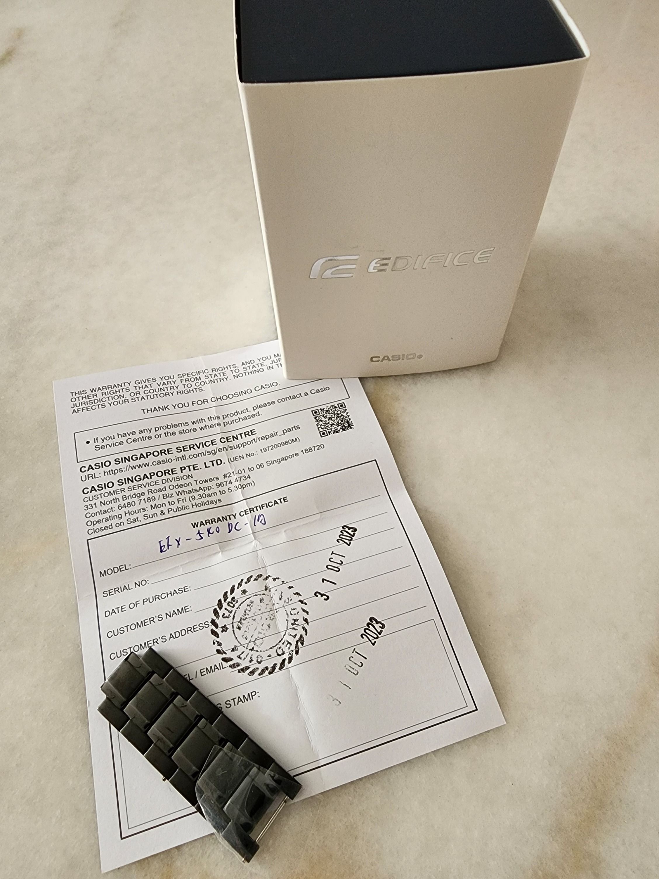 Casio edifice efv 540dc sales