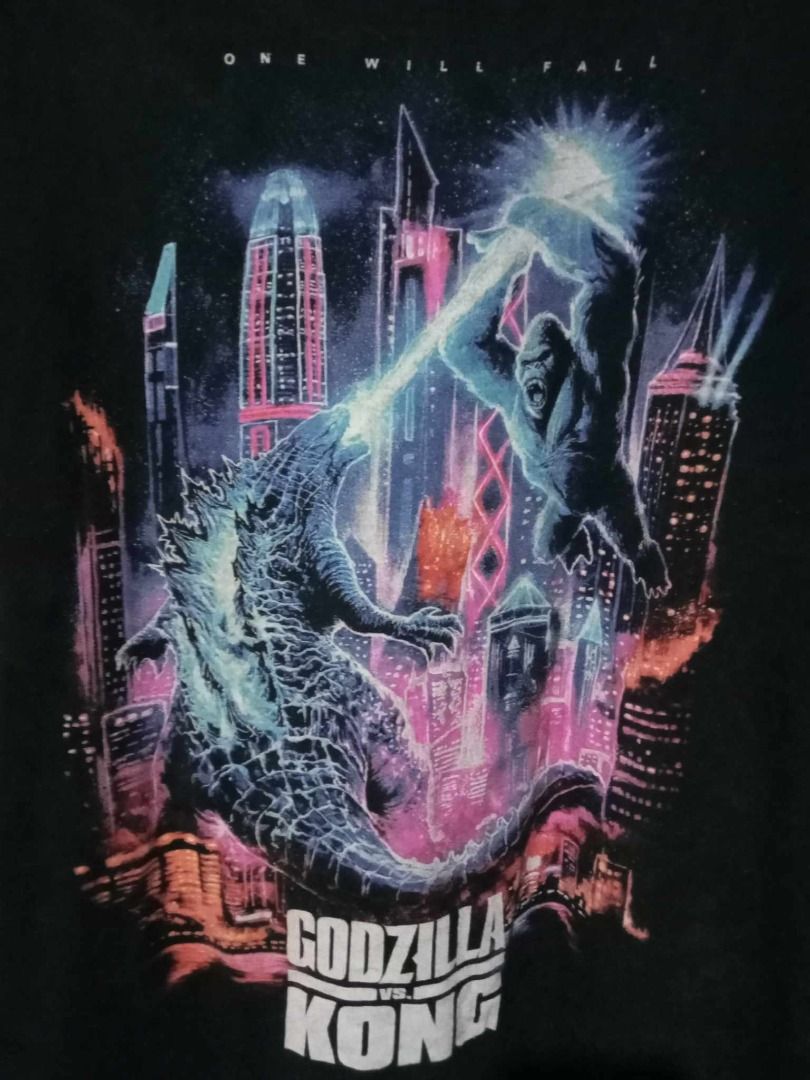 Authentic Cavity Colors Godzilla vs Kong Merch Movie Shirt, Men's ...