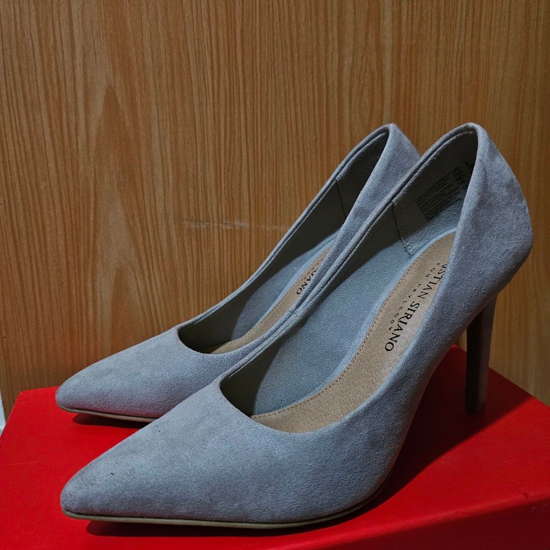 Christian siriano silver heels hot sale